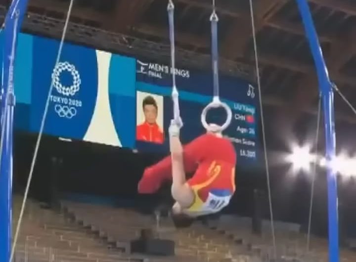 Lui Yang Crazy Victorian Cross in the Olympics