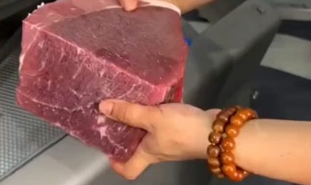 Meat cutting machine