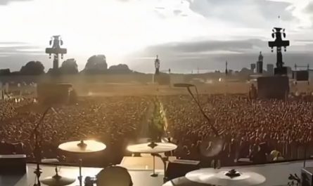 Moments before greenday concert