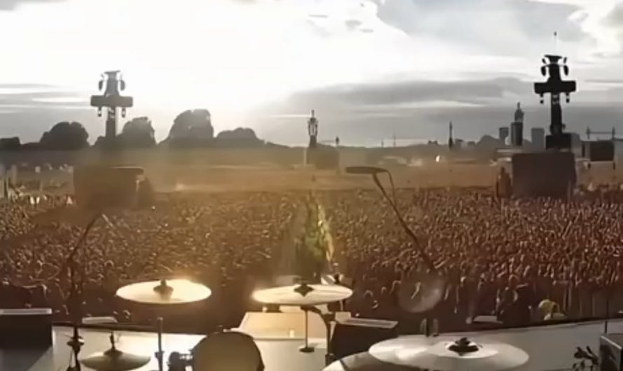 Moments before greenday concert