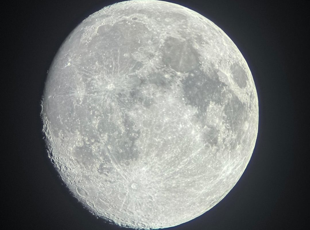 My Photos Of Tonights Vibrant And Sharp Moon.