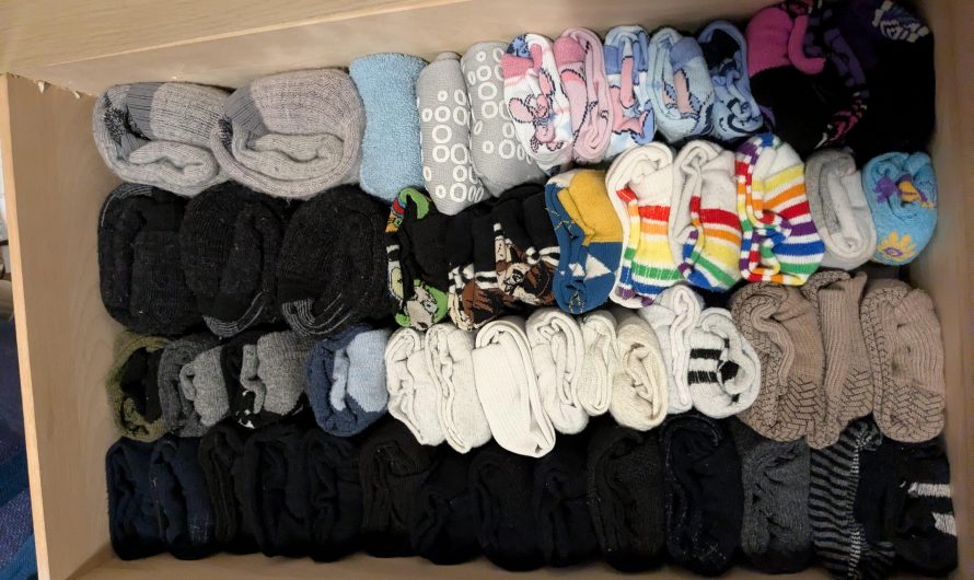 My organized sock drawer