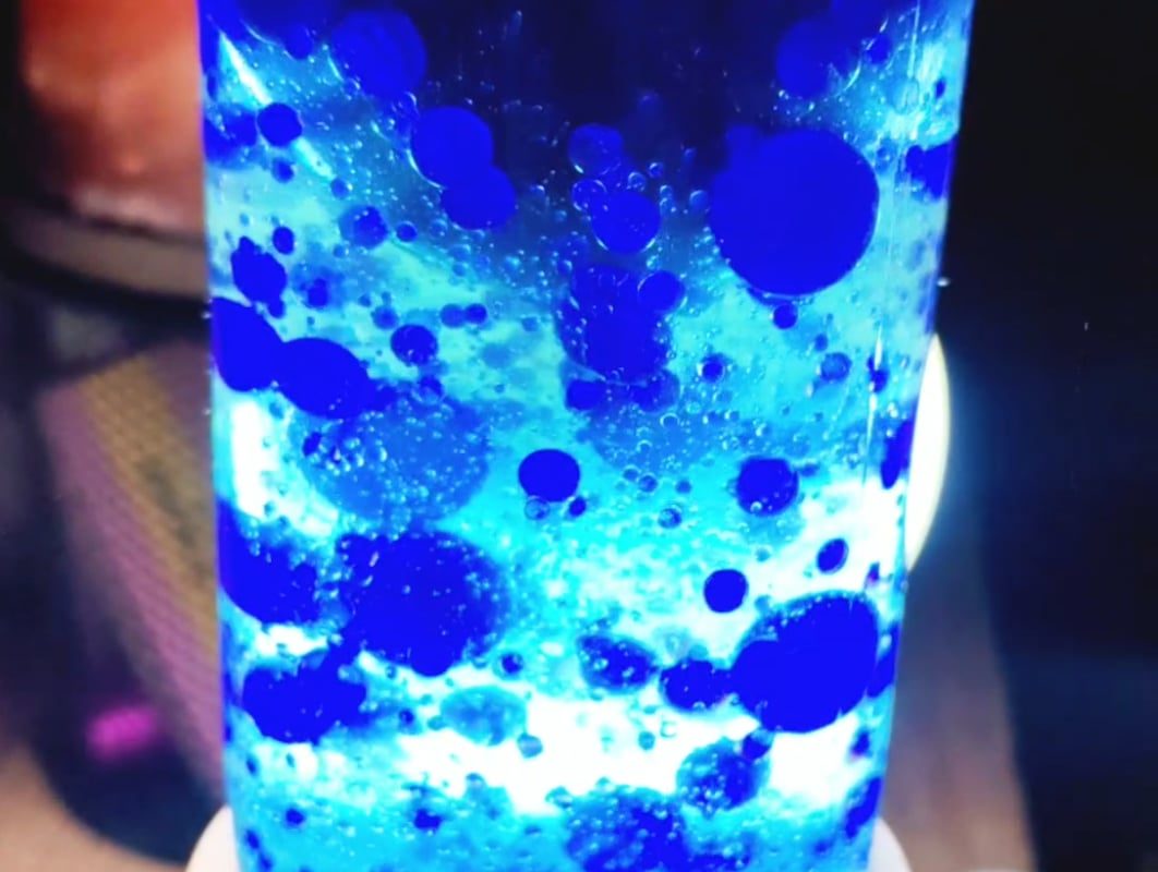 My super cool candle-powered lava lamp.