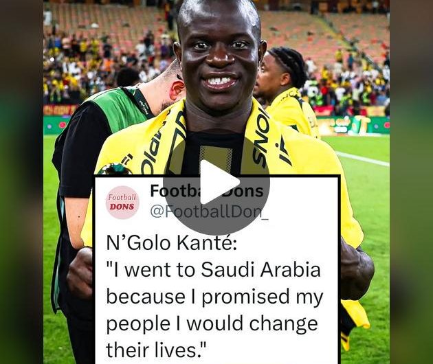 N’Golo Kanté is using his success to help the people where he grew up