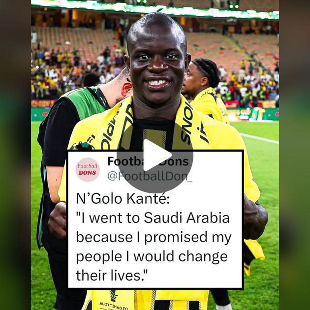 N’Golo Kanté is using his success to help the people where he grew up