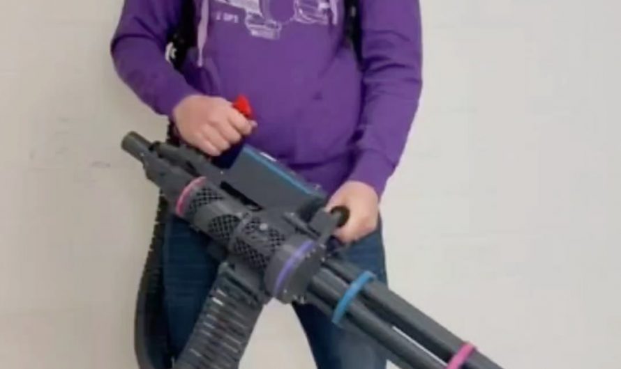 Nerf Gatling gun final boss