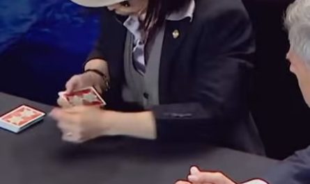 Never play cards against this guy.