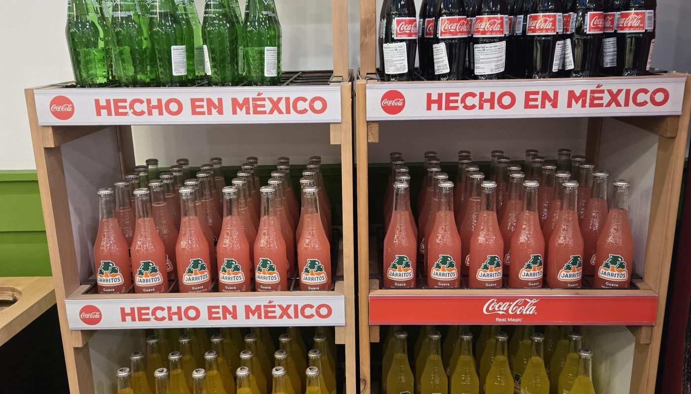 Not sure if this is the right place for this, but this display at my local burrito place has an oddly satisfying aesthetic