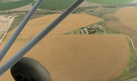 On Farmland That Looks Like A Pacman.