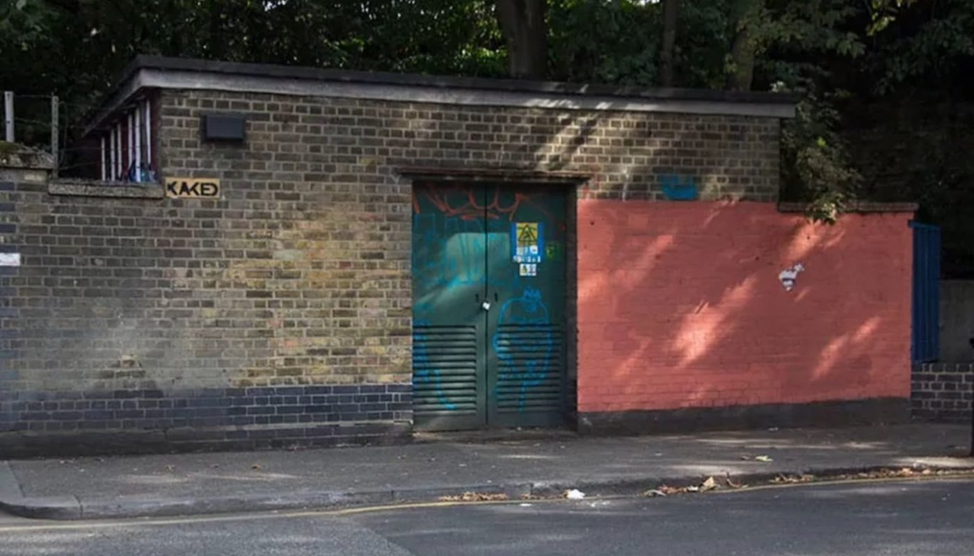 Over the course of a year on a building located at 28 Dace St. in London England, street artist "Mobstr" and a city sanitation worker worked at odds to both create and erase - until the final compromise on July 17, 2014.