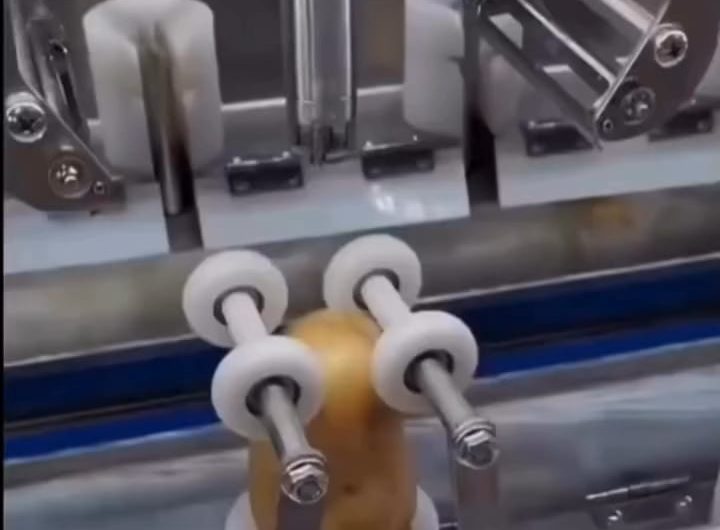 Potato peeling machine
