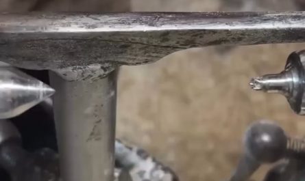 Precision in miniature - a flawlessly turned 1/12-scale table leg.