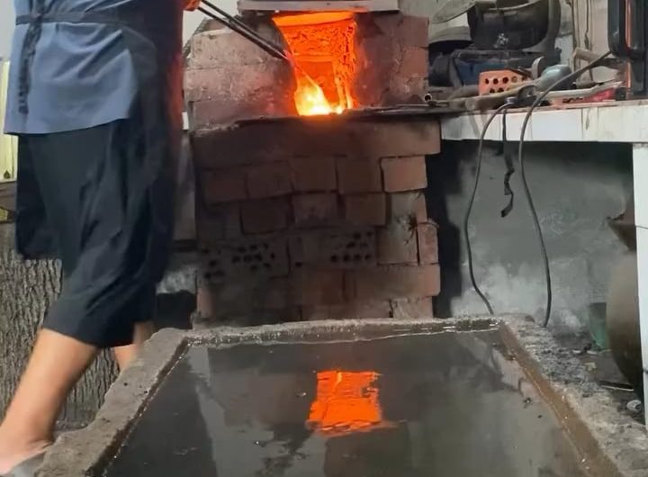 Quenching a Scimitar