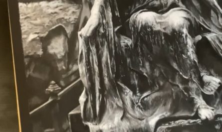 Realistic painting I made of the Montmartre statue