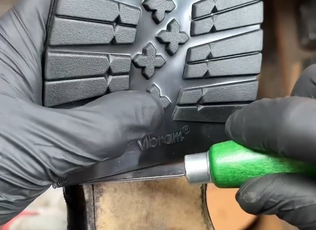 Restoration of an old shoe