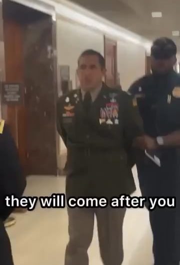 “Rise up America! It is time to take back this country from corrupt politicians” Military vets are arrested for speaking out against the genocide in Gaza