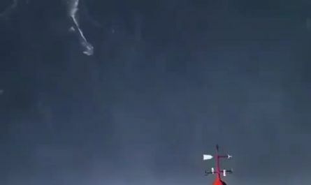 Rodrigo Koxa breaking the world record ( 80ft) for surfing the highest wave according to World Surf League.