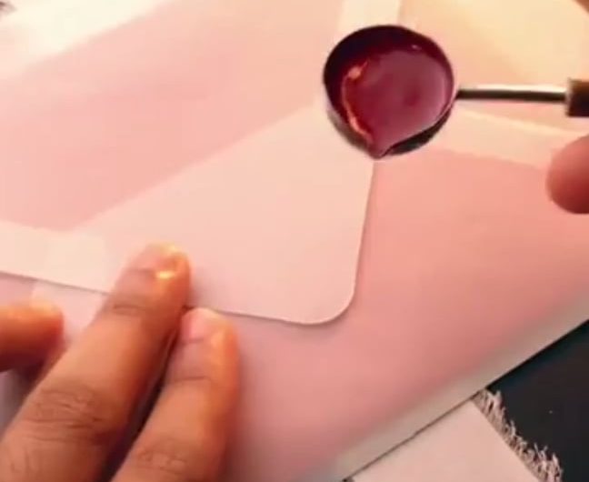 Sealing the letter