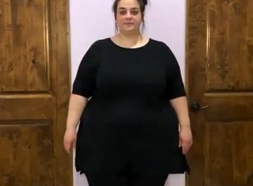 She really put the effort in