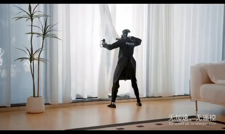 Shenzhen MindOn Robotics is testing their new hardware and software on the Unitree G1 humanoid robot with the goal of learning human-like household chores like watering plants, moving packages, tidying up, etc. This is still a proof of concept rather than a finished product.