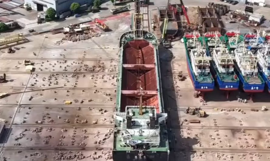 Ship taken into the Drydock, so slick af