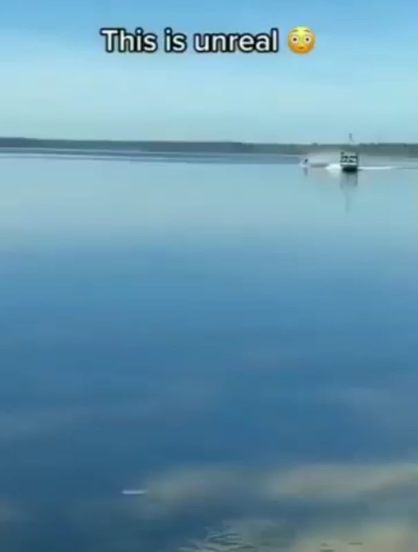 Sliding on water is some next level stuffs