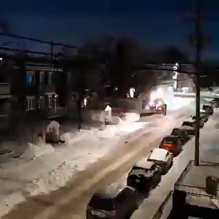 Snow clearing in Canada