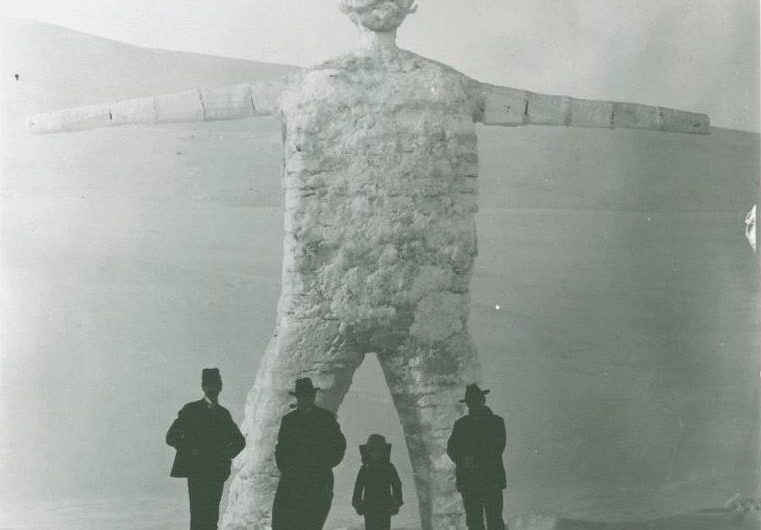 Snow titan, “The Father of the glaciers” build in the Muir Glacier, Alaska, 1902.