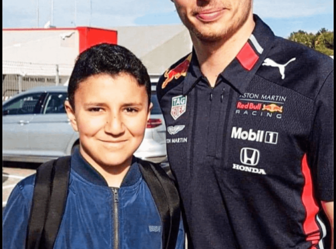 Some F1 drivers with their future teammates.