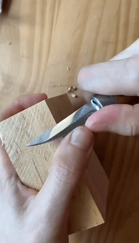 Spooktober wood carving