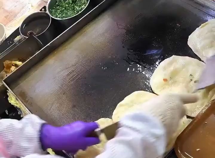 Taiwanese Egg Pancake Breakfast