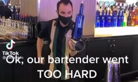 Talented bartender
