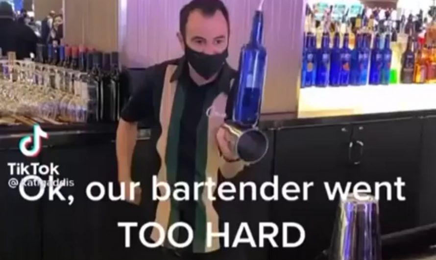 Talented bartender