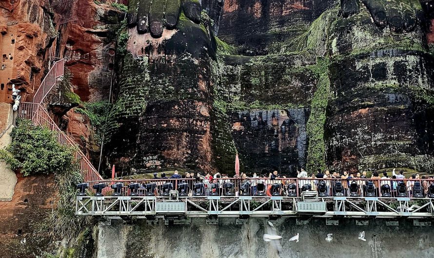 The Giant Buddha in Leshan, Sichuan