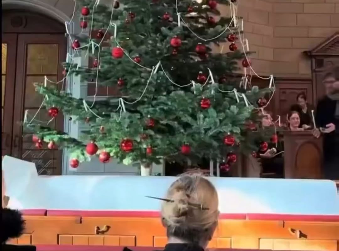 The Swiss take their Christmas tree lighting seriously