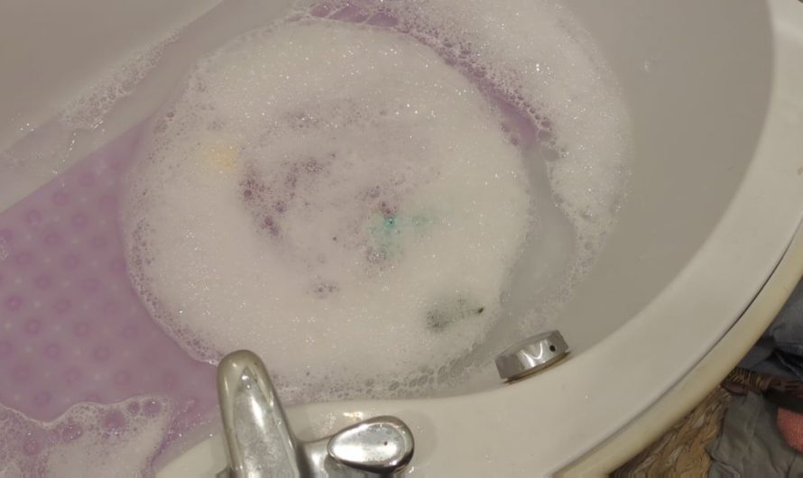 The bubbles in a bath