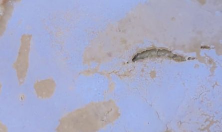 The film goes away when touched