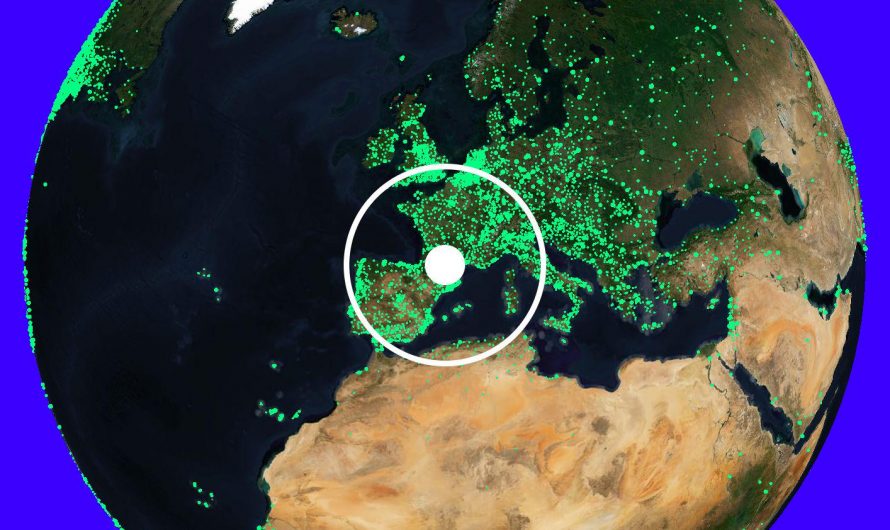 The green dots on this Google Earth map represent radio stations around the world.  Click on any one of those dots and you will immediately hear that station with high quality sound.