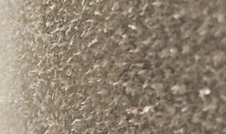 The ice crystals on my bottle I took out of the freezer