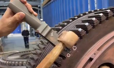 The precision of this turbine engine.