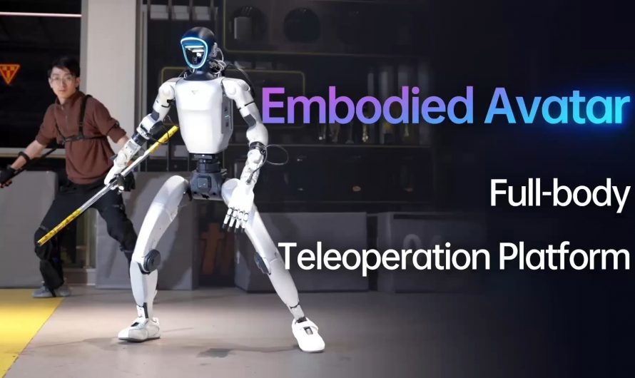The robotics company Unitree has released a video about their full-body teleoperation platform. A more primitive version of what was shown in movies like Surrogates or Real Steel. The robot will either move like the human operator in real time or learn to copy the movements.