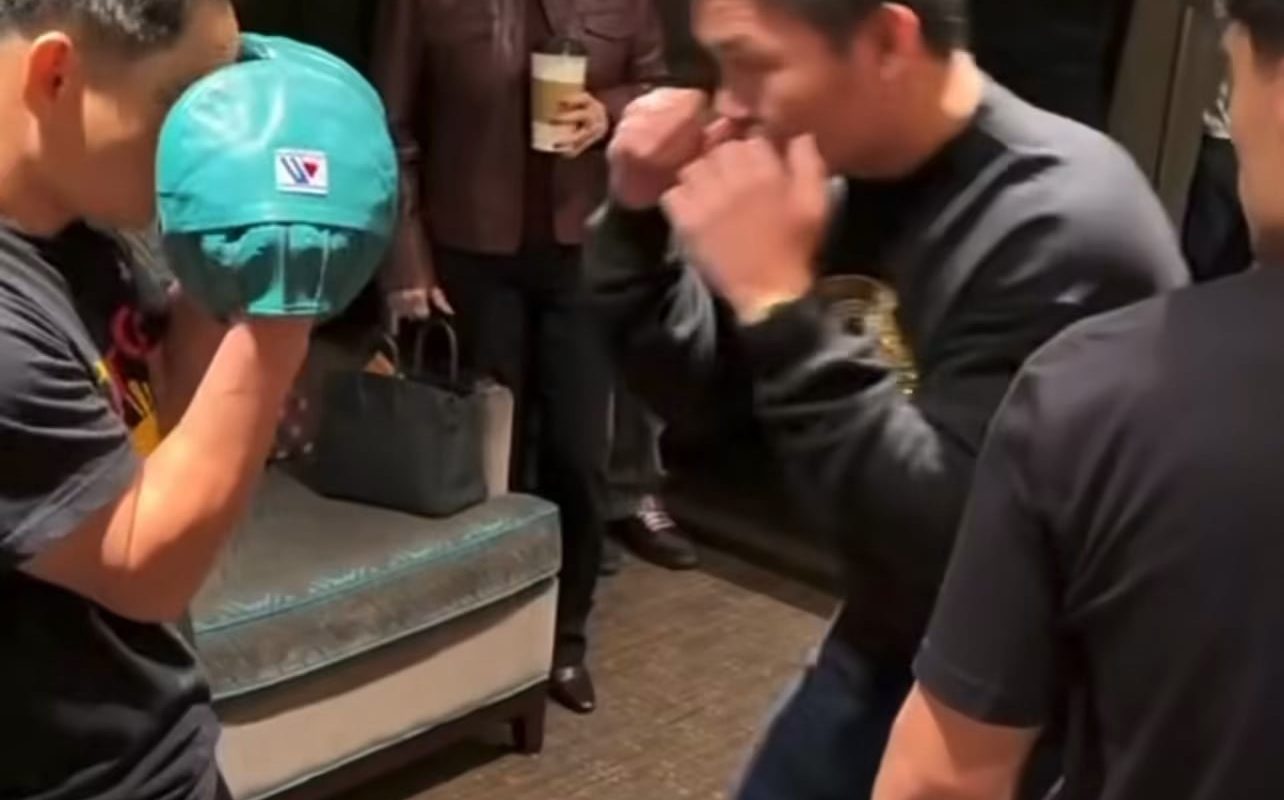 The sound of a punch from an 8-division world champion.