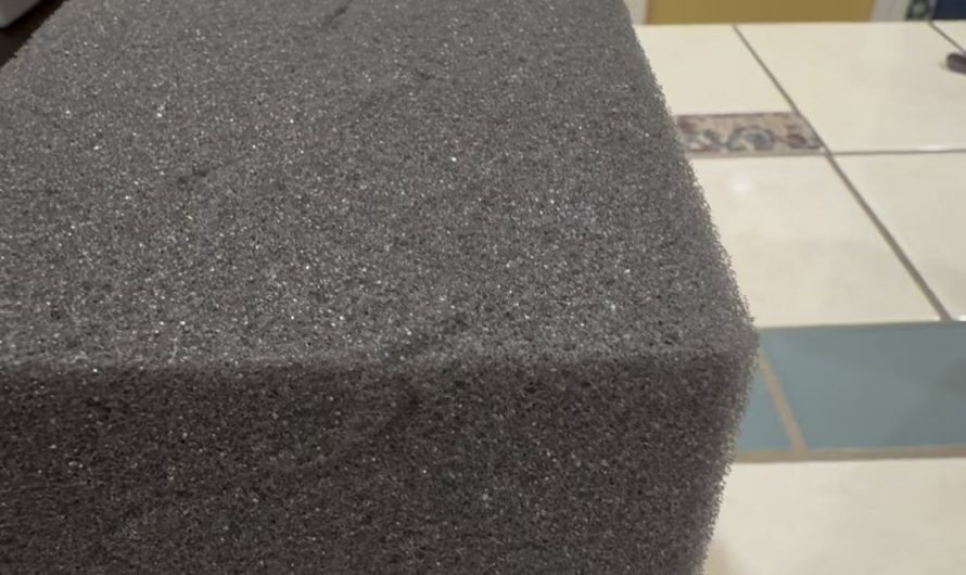 The way this foam comes apart