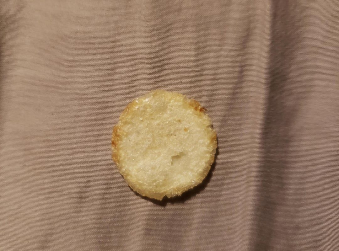 This chip is a perfect circle