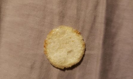 This chip is a perfect circle