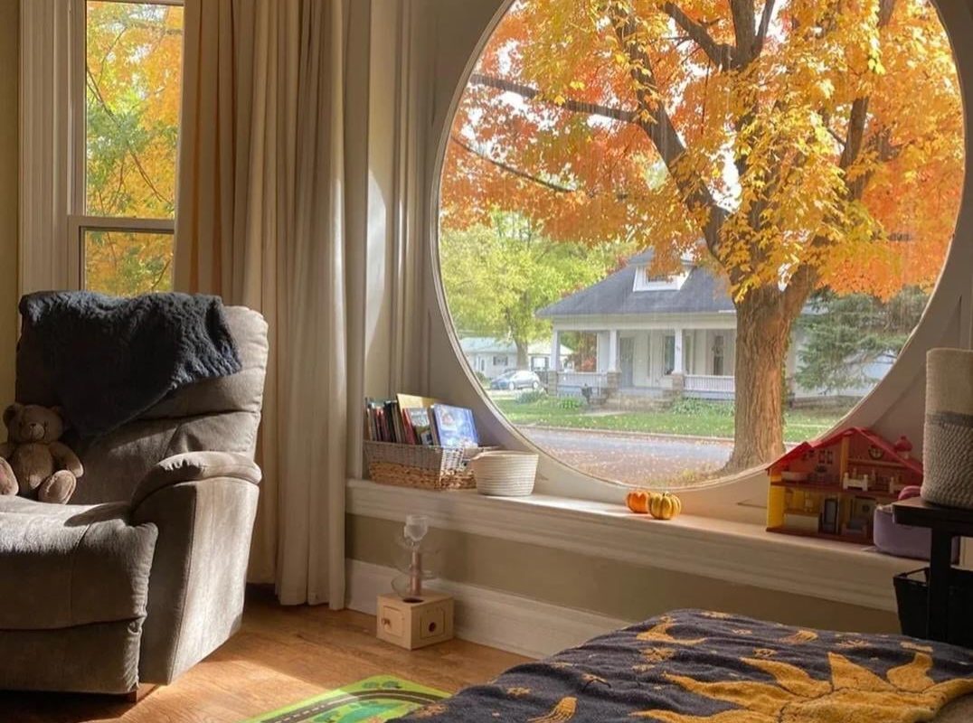 This circular window