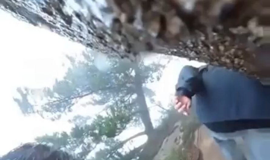 This guy captures a magical moment while hiking