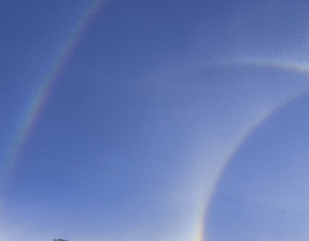 This light refraction I saw yesterday in the alps
