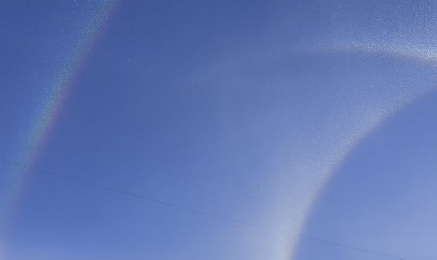 This light refraction I saw yesterday in the alps