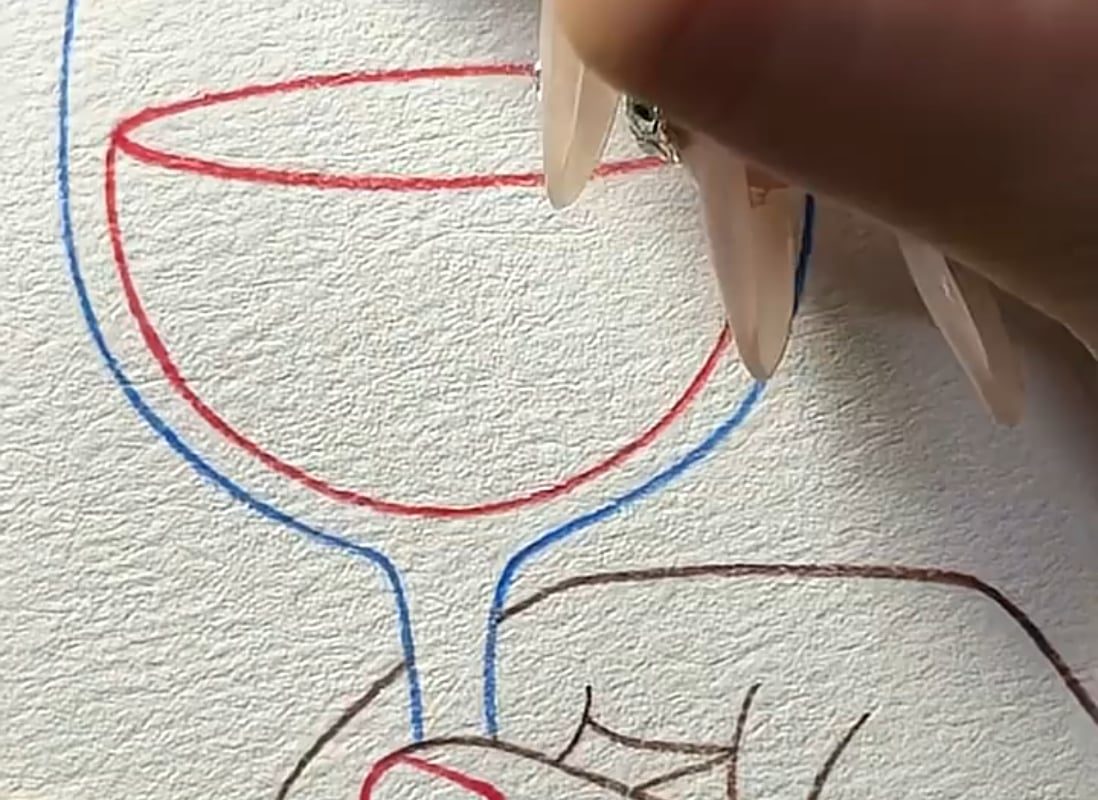 This marvelous and simple drawing